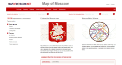 Desktop Screenshot of mapofmoscow.net