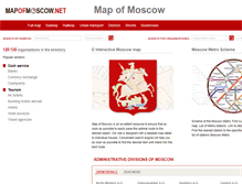 Tablet Screenshot of mapofmoscow.net